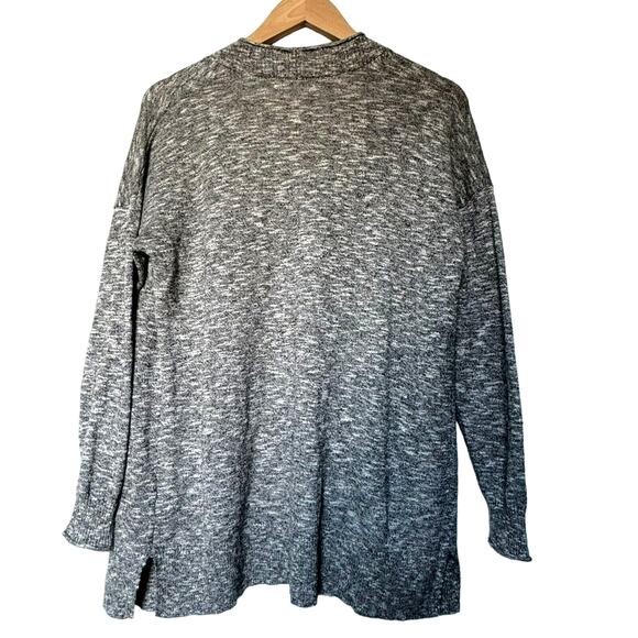 MADEWELL Women's Small Ryder Cardigan Heather Gray Knit Slouchy Open Pockets - Picture 2 of 12